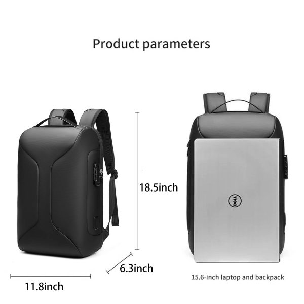 Oxford Anti-Theft Travel Backpack with USB Charging Port - Image 4