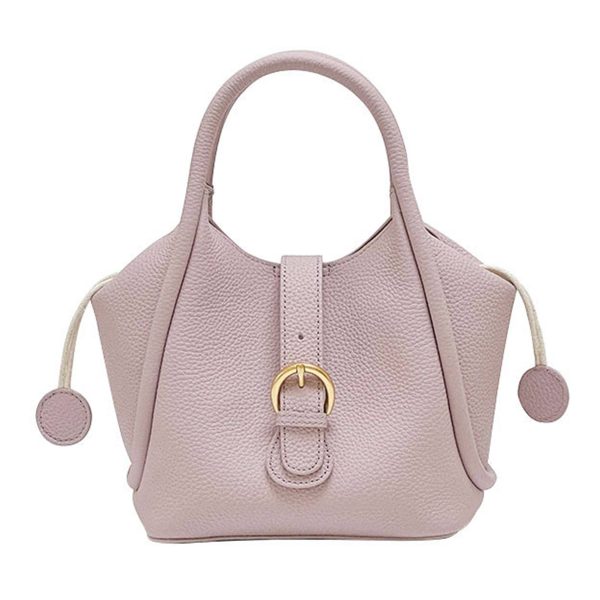 Genuine Leather Simple geometric shoulder cross-body bag - Image 3