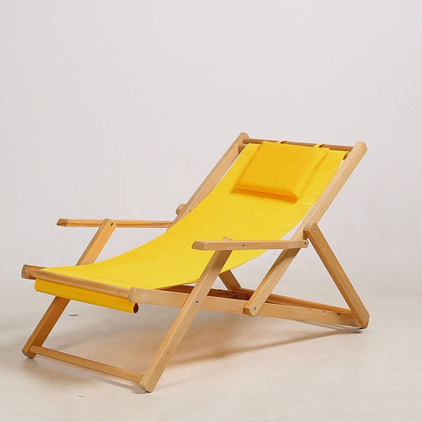 Home solid wood beach chair - Image 2