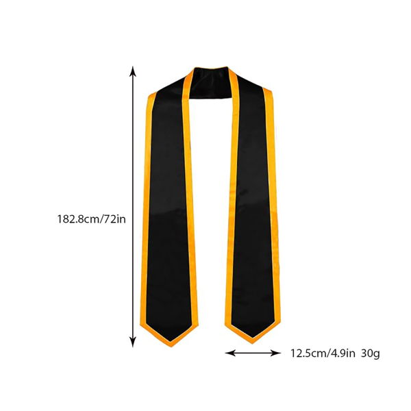 72" Graduation Ceremony Sash Suitable For Academic Gown - Image 6