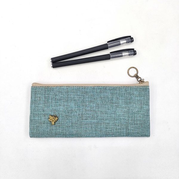 Classic Design Linen Pencil Case - Image 2