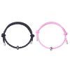 PU woven leather couple bracelet - Image 3