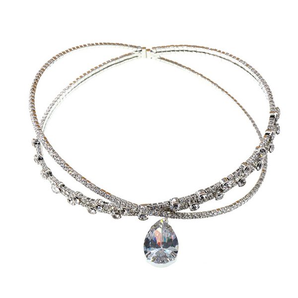 Alloy Flash diamond zircon drop collar - Image 4