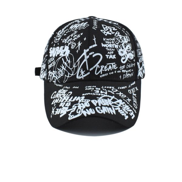 Women's Graffiti Printing Baseball Cap - Image 2