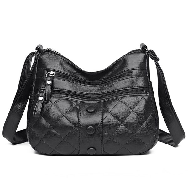 PU Leather soft shoulder cross-body bag