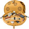 Drawstring Makeup Bag Open Lay Flat