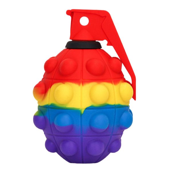 Grenade Shaped Push Pop Bubble AntiStress Ball - Image 3