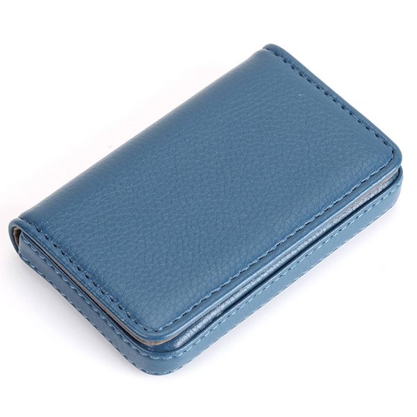 PU leather magnetic business card bag wallet - Image 2