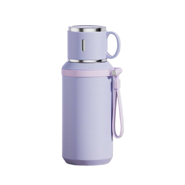 20Oz Travel Stainless Steel Insulated Water Bottle W/ Cup - Image 2