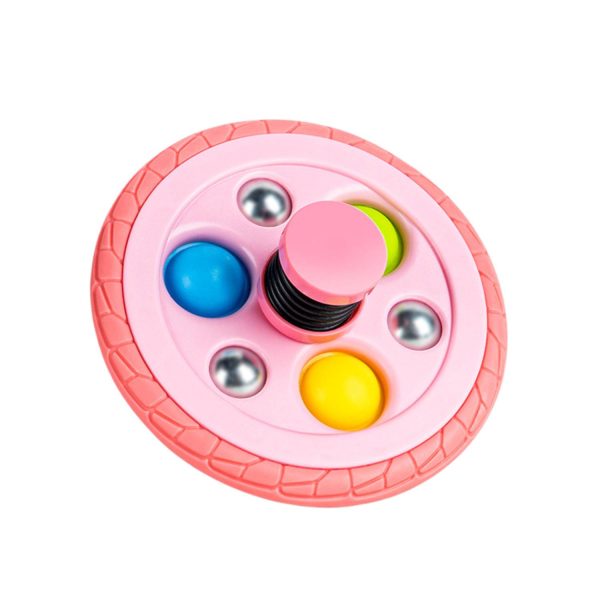 Educational Fidget Spinner Bouncing Tire Stress Relief Toy - Image 3