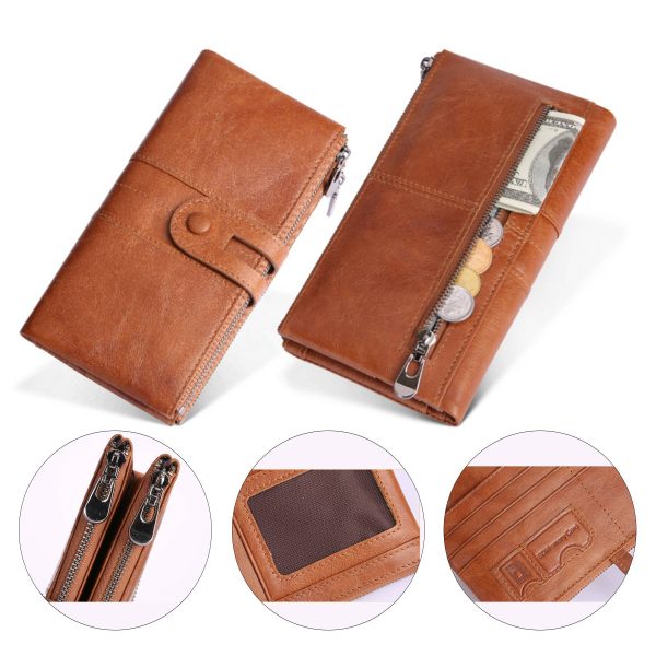 Large Leather Women Wallet - Image 7