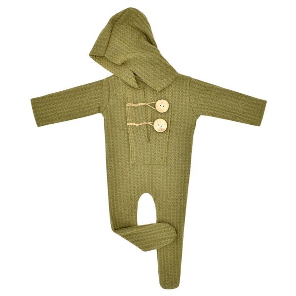 Baby knitted one-piece studio photo suit - Image 3