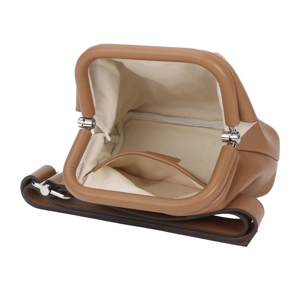 Genuine Leather one-shoulder mini handle cross-body bag - Image 4