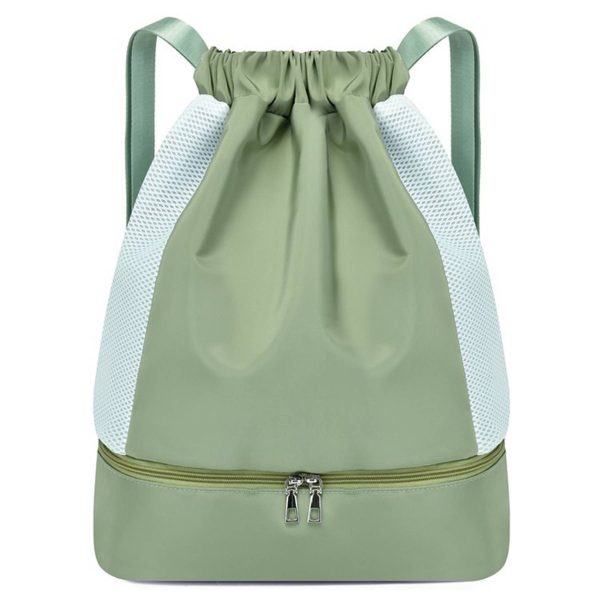 Nylon Waterproof Drawstring Backpack - Image 2
