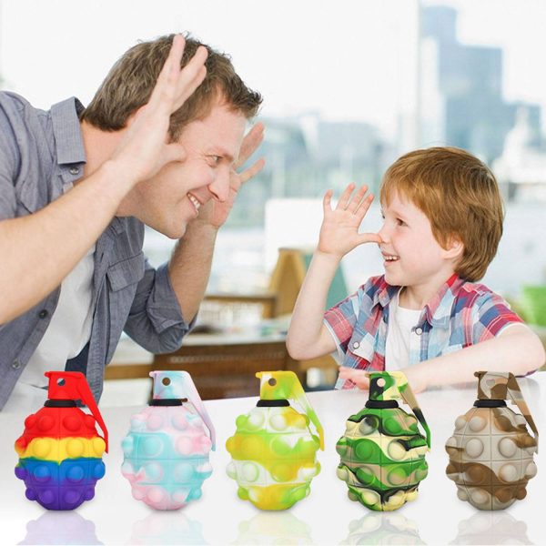Grenade Shaped Push Pop Bubble AntiStress Ball - Image 6