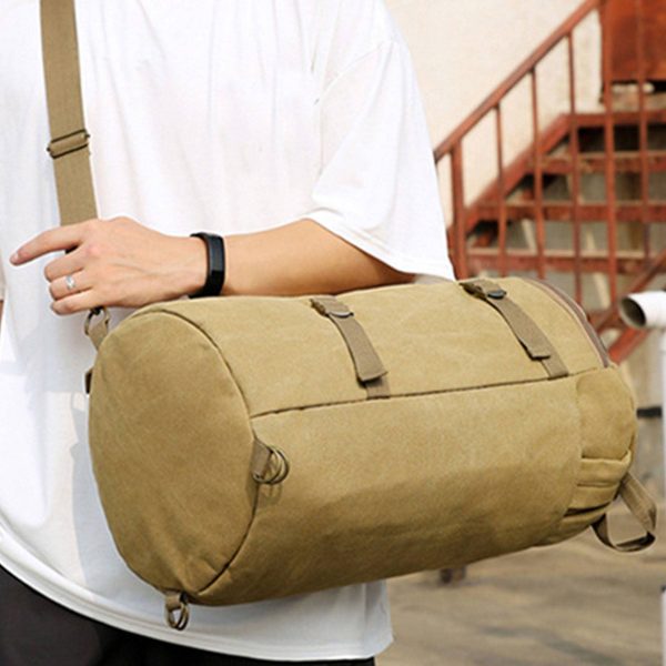Retro canvas backpack - Image 9