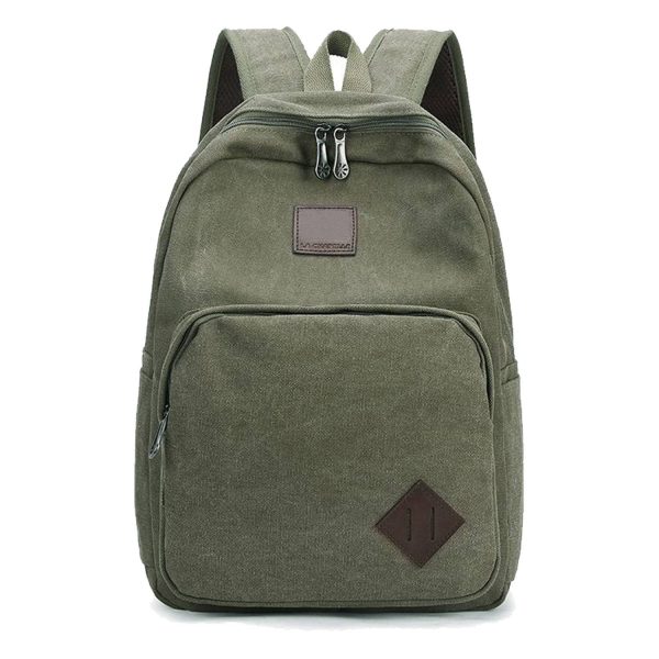 Wear-resistant Canvas Travel Backpack - Image 3
