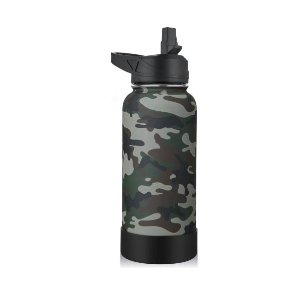 32oz Portable Gym Stainless Steel Insulated Water Bottle - Image 7
