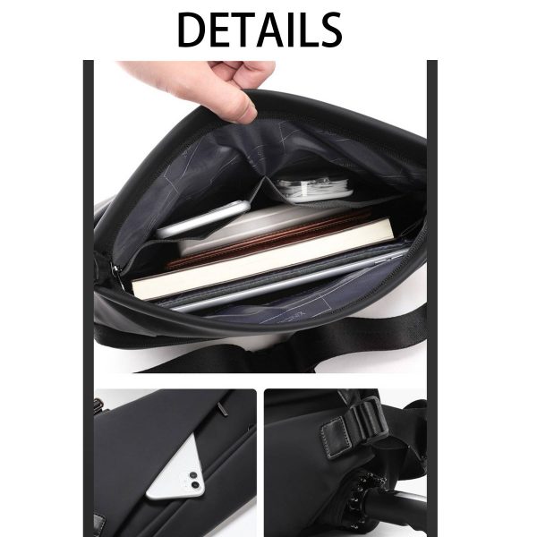 Polyester Casual waterproof cross-body chest bag - Image 6