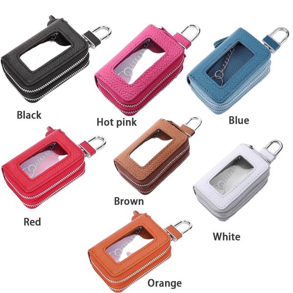 Durable car key bag w/ double zippers - Image 10
