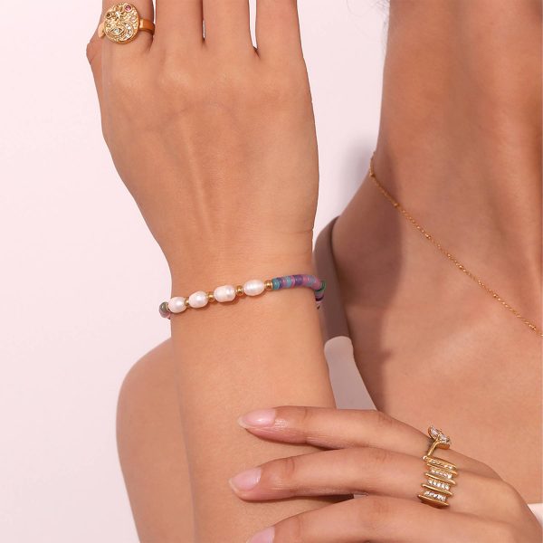 Stainless steel bohemian hand-beaded - Image 6