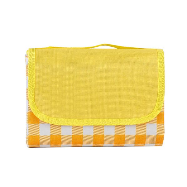 Foldable Waterproof Oxford Picnic Blanket w/ Carry Handle - Image 3