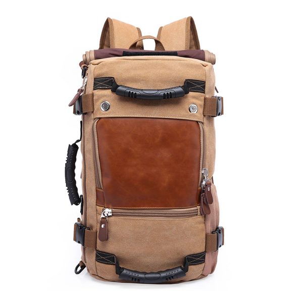Canvas Duffel bag with Shoe Compartment - Image 2