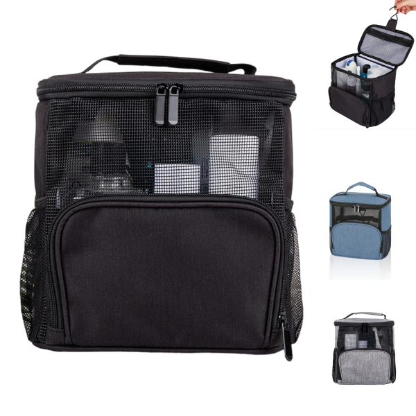 Foldable Mesh Water Resistant Makeup Bag - Image 3