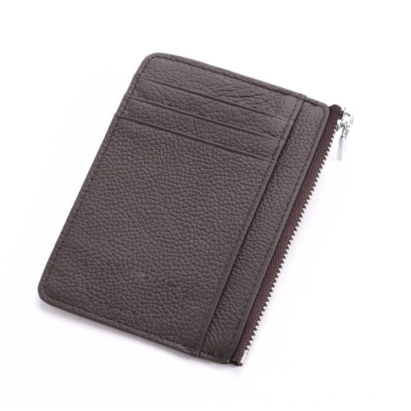 genuine Leather RFID anti magnetic multifunctional card bag