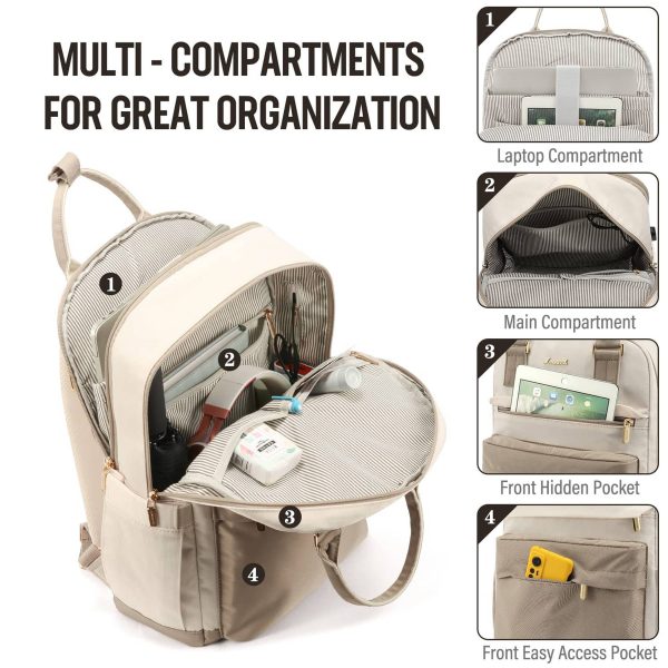 Nylon Business Travel Computer Backpack - Image 10