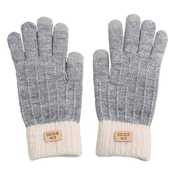 Women’s Winter Warm Knitted Touchscreen Gloves - Image 4