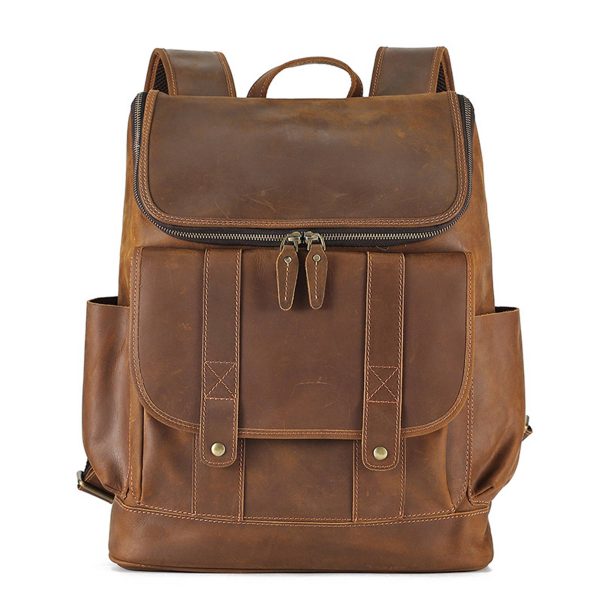 Leather Backpack for Men - Image 2