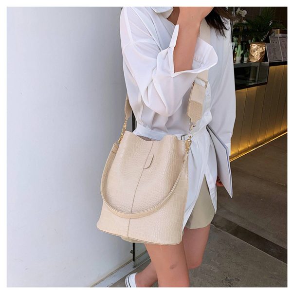 PU Bucket Bag And Crossbody Shoulder Handbags