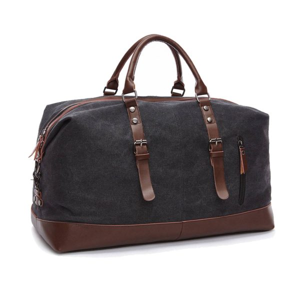 Vintage Canvas Duffle Bag - Image 5