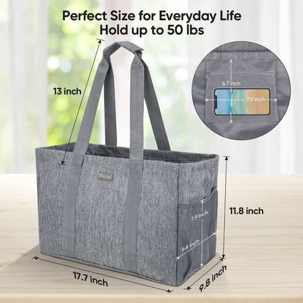 Oxford Foldable Reusable Storage Tote Bag - Image 4