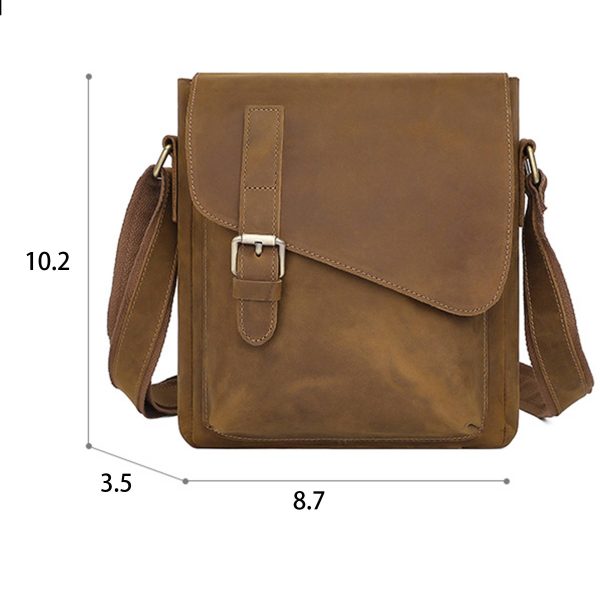 Genuine Leather Shoulder Crossbody Bags Waterproof - Image 3