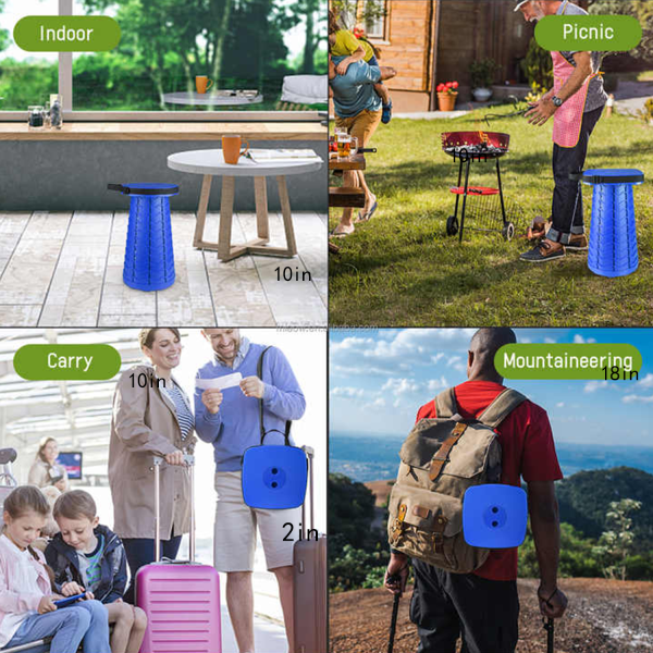 Adjustable Portable Folding Stool for Outdoor Fishing - Image 7