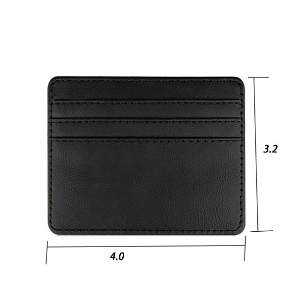 PU Leather Slim Card Wallet - Image 6