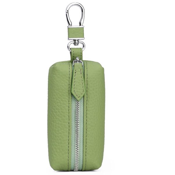 Genuine Leather Car Key Holder with Clip - Image 6