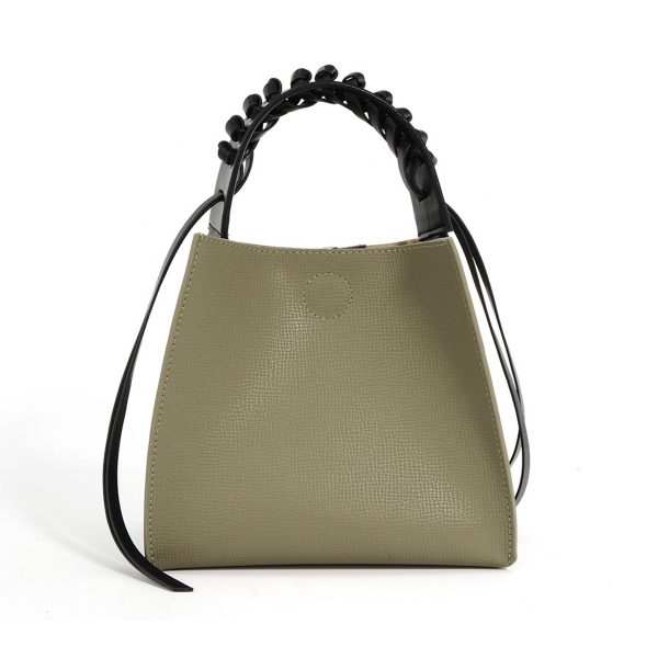 Genuine Leather Vintage hand-held cross-body tote bag - Image 4