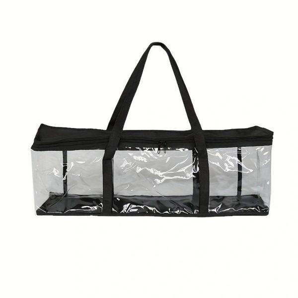 PVC Transparent Large Capacity Book Carrying Tote Bag