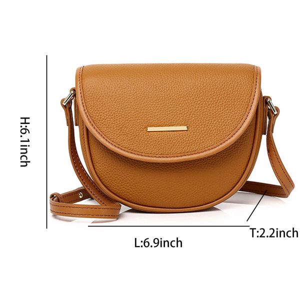 Genuine Leather Adjustable Strap Crossbody - Image 6