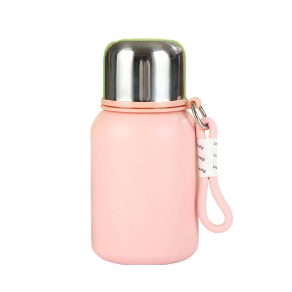 16oz Portable Stainless Steel Insulated Bottle w/ Strap - Image 4