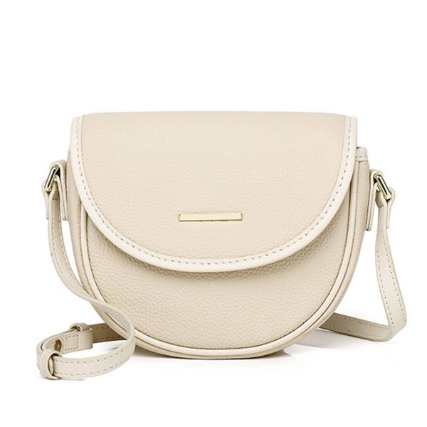 Genuine Leather Adjustable Strap Crossbody