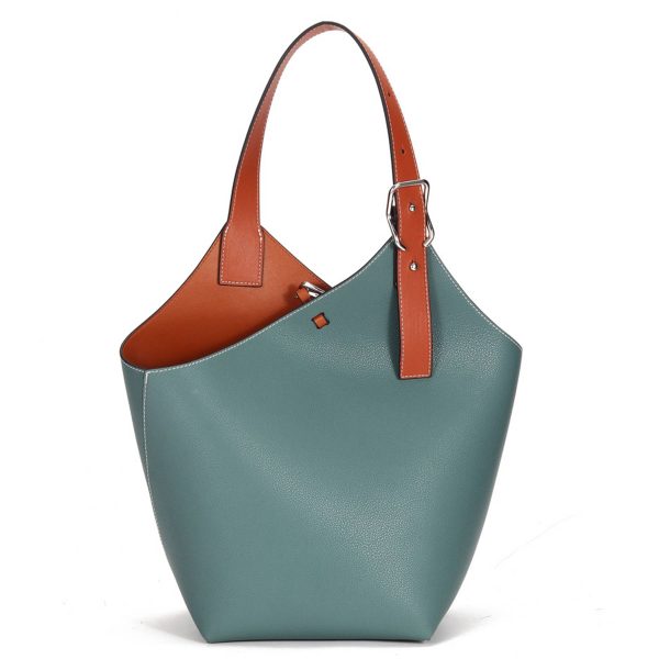Genuine Leather Large-capacity commuter tote bag - Image 3