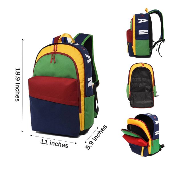 Fashion Splicing Backpack - Image 7