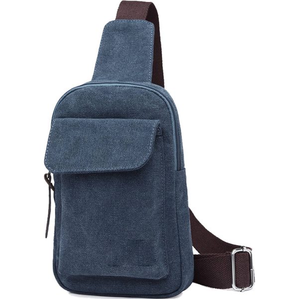 Canvas Crossbody Backpack for Women & Men Chest Bag - Image 5