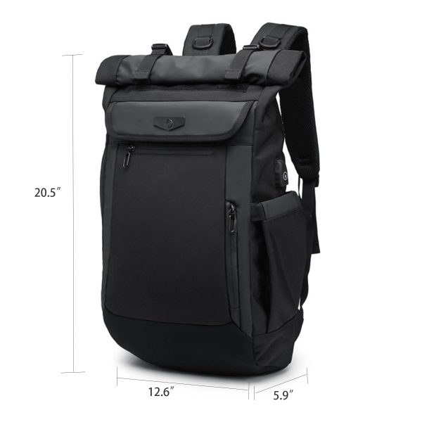 Oxford Business Backpack for Men Waterproof and Travel - Image 7