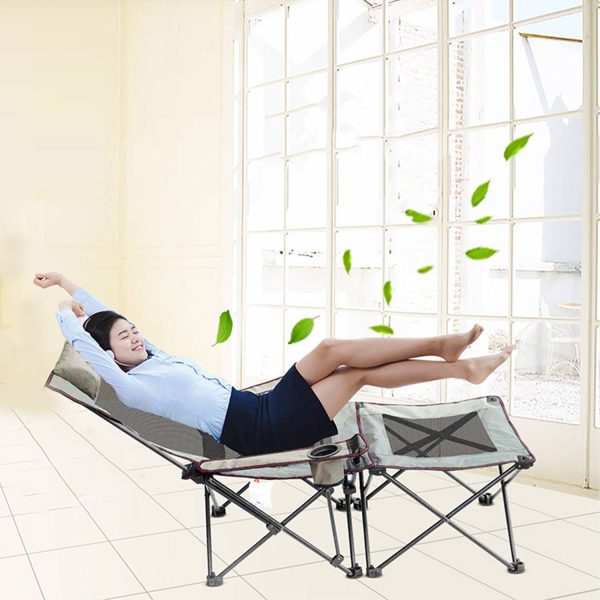 Multifunction Outdoor Folding Sleep Deck Chair - Image 4