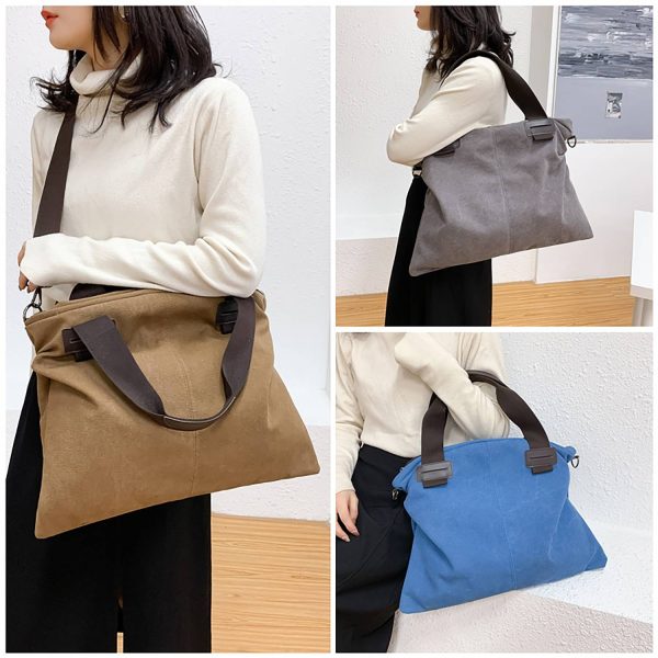 Women'S Canvas Shoulder Bag - Image 5